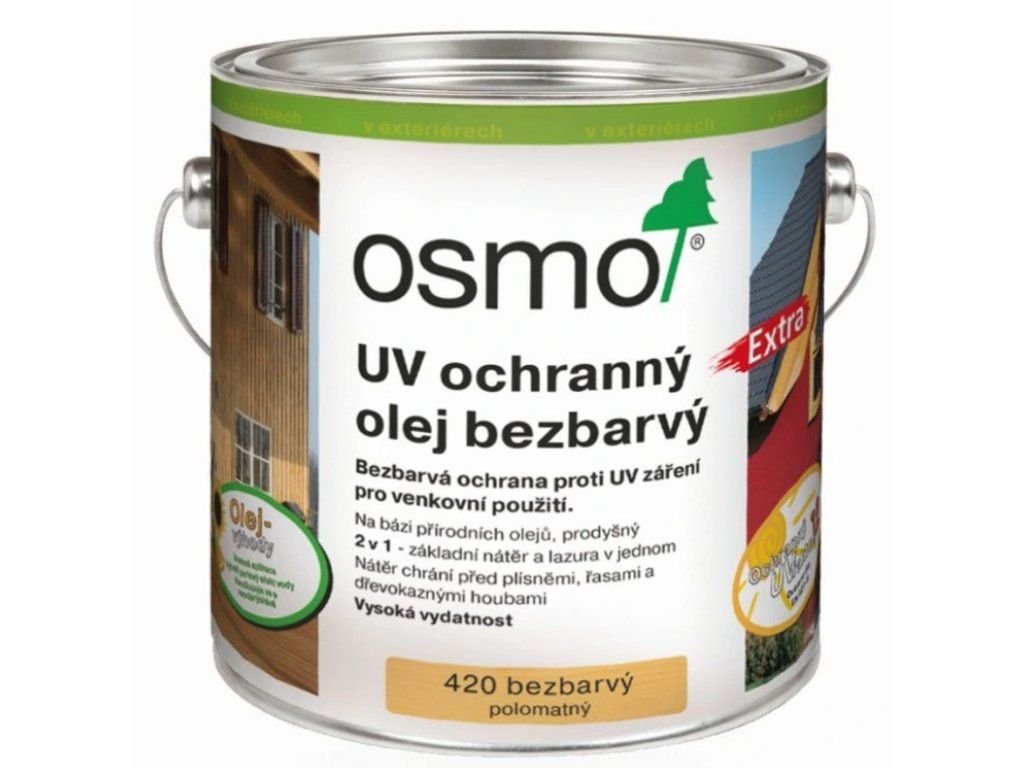 OSMO UV ochranný olej na dřevo exteriér
