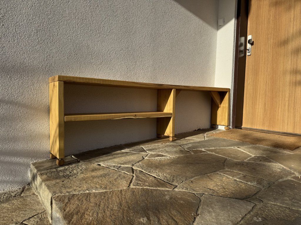 Venkovní botník použití zahrada