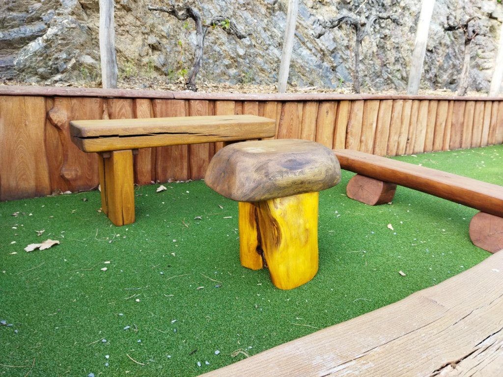 Akátový špalek hřib masiv