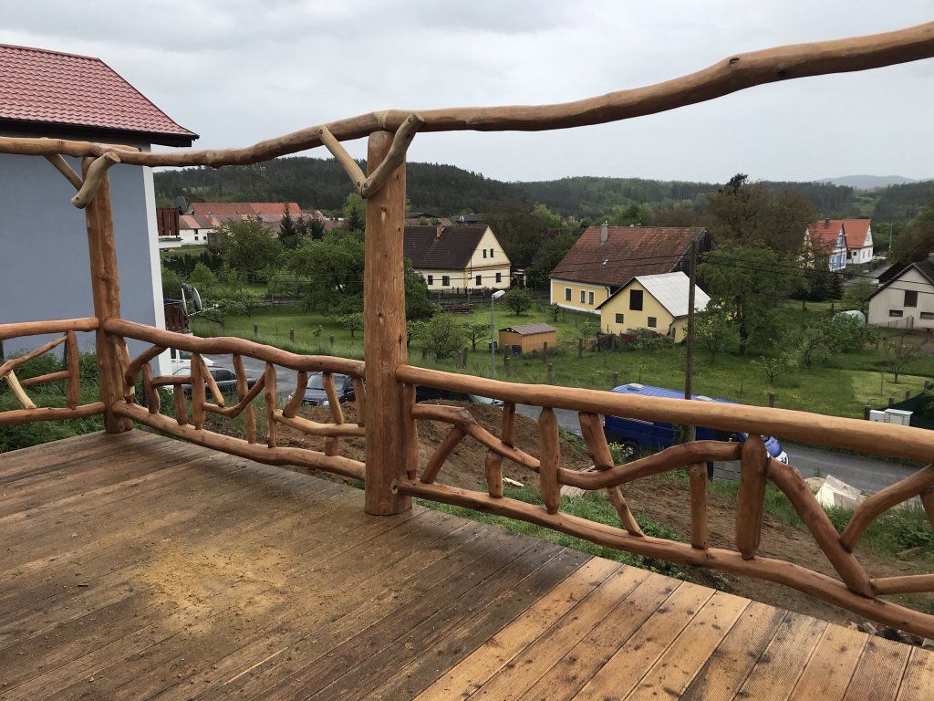 Divoké zábradlí použití zahrada