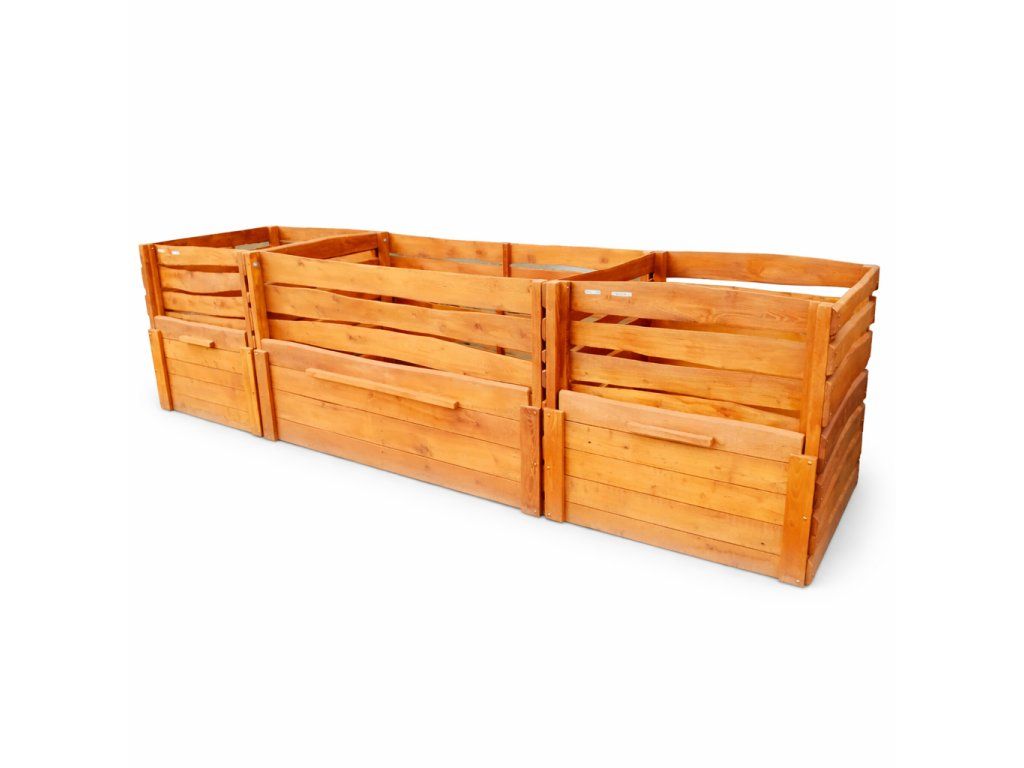 Akátový kompostér TRIO
