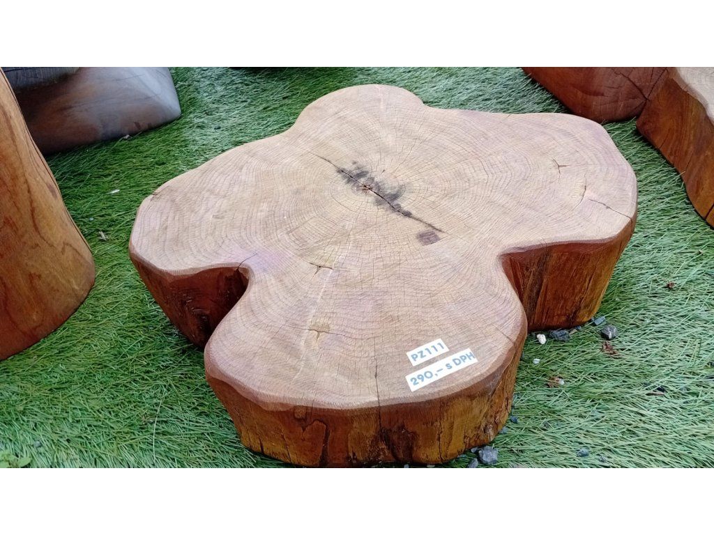 Akátový podstavec použití zahrada dekorace