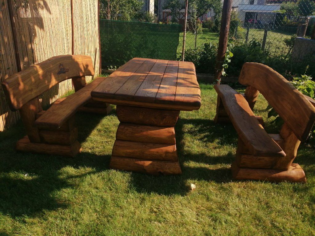 Srubový set použití zahrada restaurace