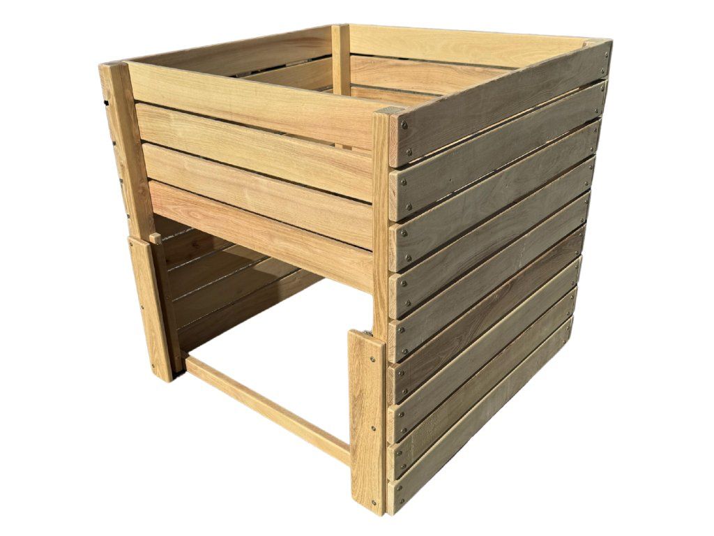 Akátový kompostér zahrada masiv