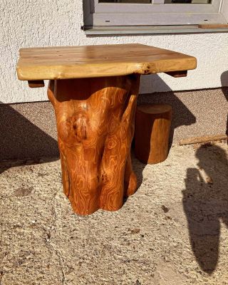 Podzim se nám blíží a s ním i opékání špekáčků a posedávání u ohně. Špalkový stolek je ideálním doplňkem nejen k Vašemu...